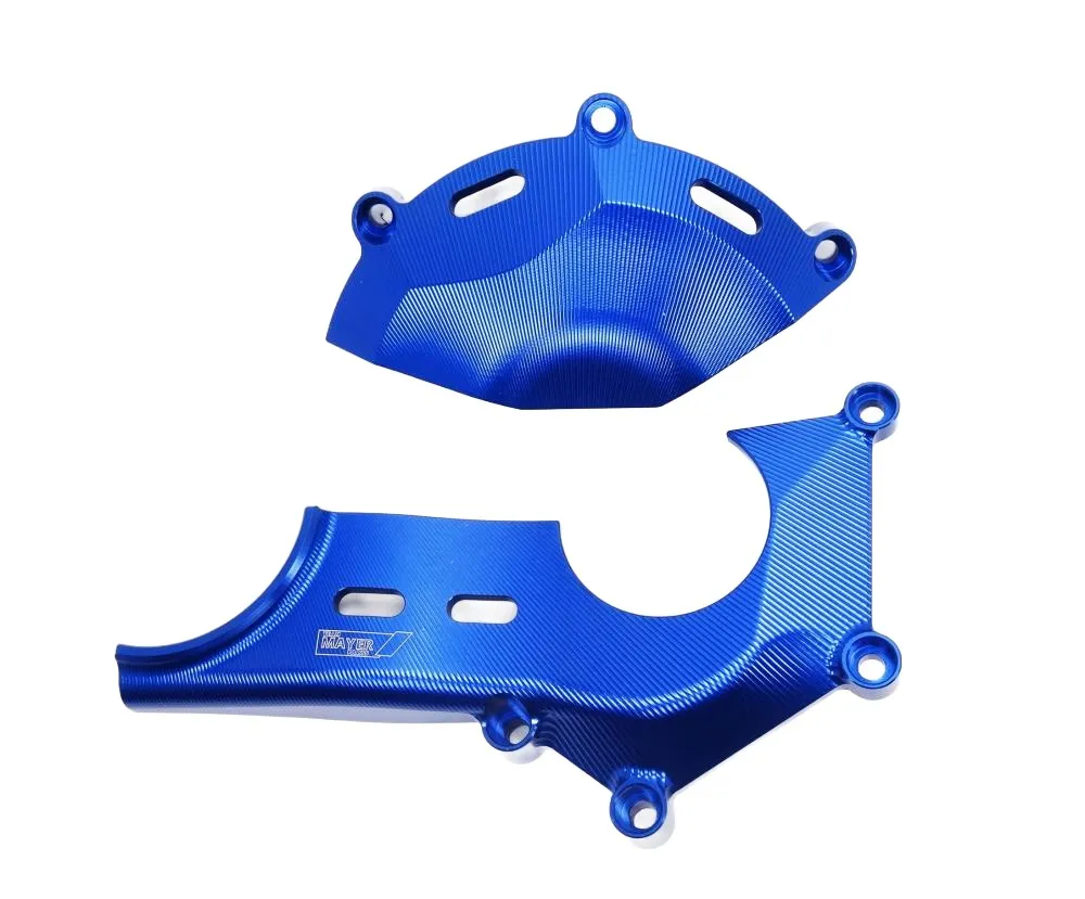 TMP Racing Factory CNC Motordeckelschutz Set blau - Suzuki GSX-R 1000 /R 2017-24