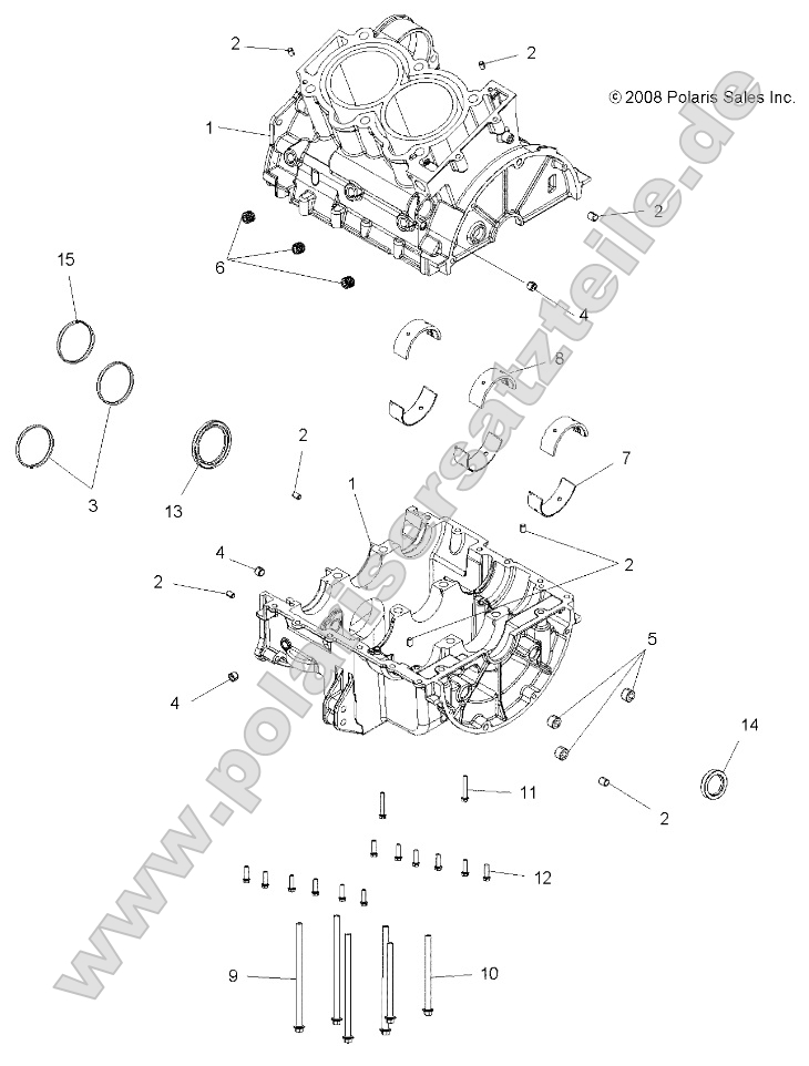 Engine, Crankcase Engine, Crankcase