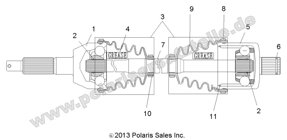 Drive Train, Rear Drive Shaft Drive Train, Rear Drive Shaft