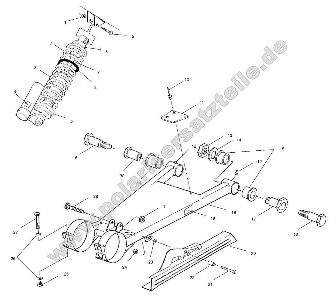 Swing Arm/Shock Mounting Swing Arm/Shock Mounting