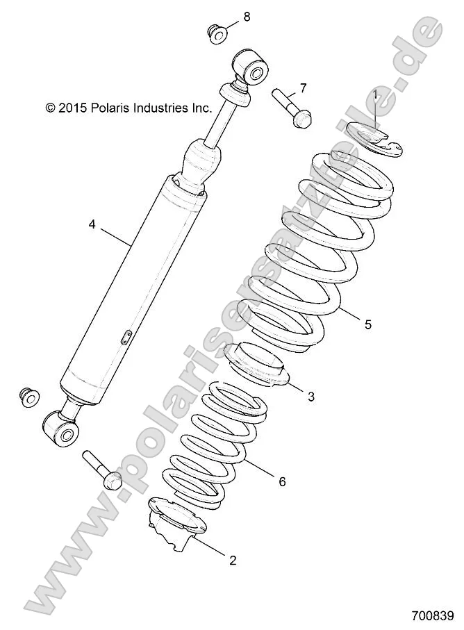 Suspension, Rear Shock Mounting (700839)