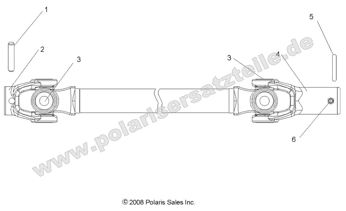 Drive Train, Front Prop Shaft