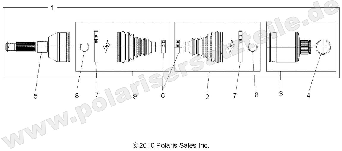 DRIVE TRAIN, REAR DRIVE SHAFT DRIVE TRAIN, REAR DRIVE SHAFT