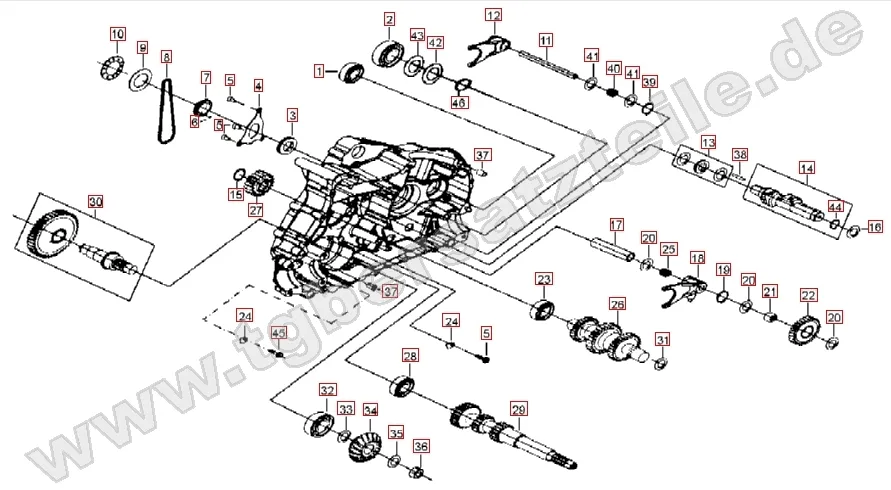 Motorgehäuse links (2)