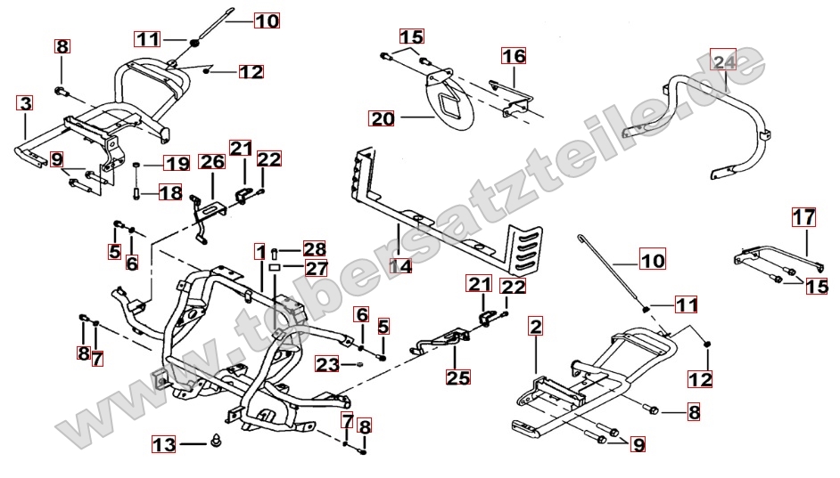 Stoßstange vorne und hinten