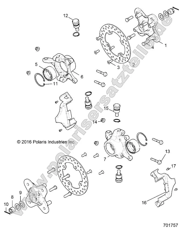 Suspension, Front Hub