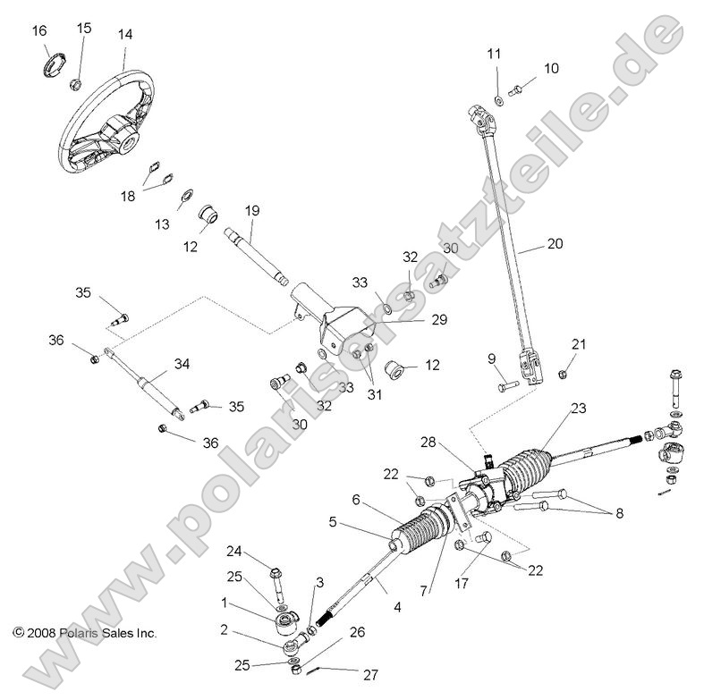 Steering, Steering Asm.