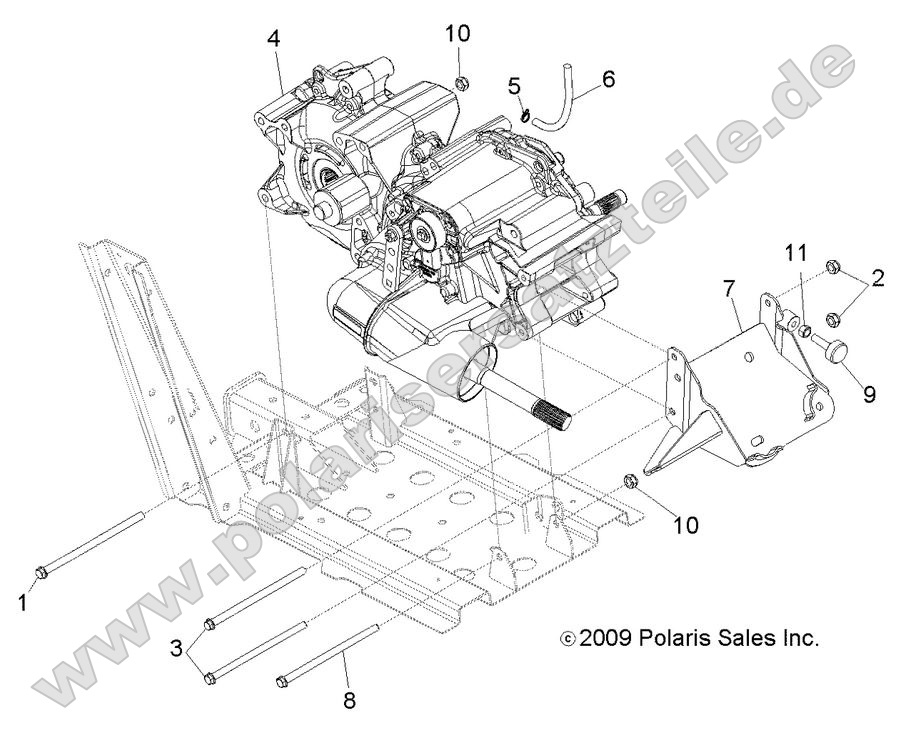 Drive Train, Main Gearcase Mounting