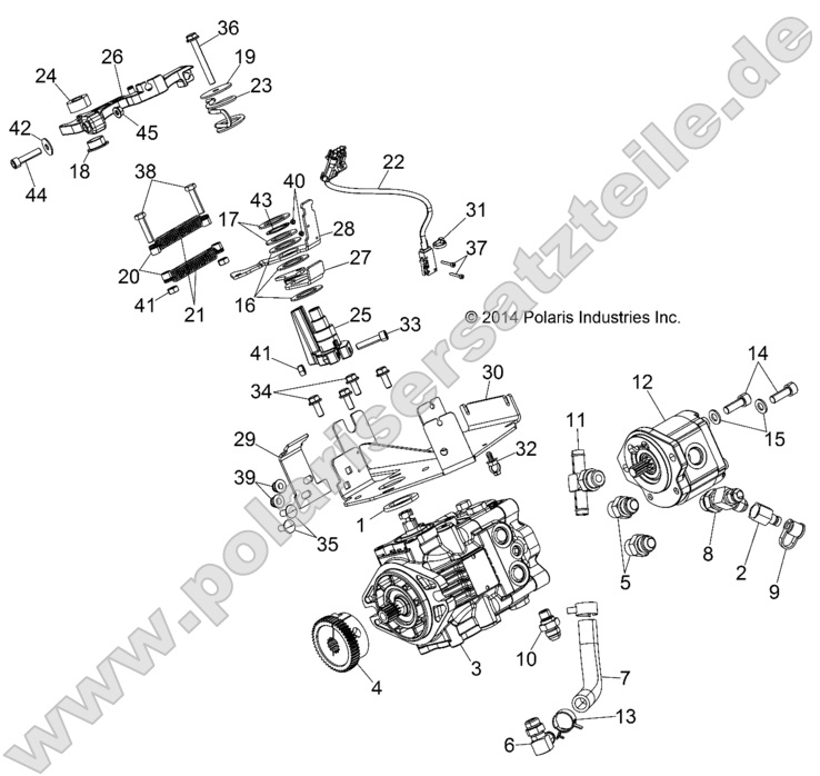Drive Train, Drive Pump Drive Train, Drive Pump