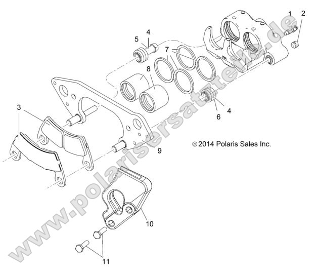 Brakes, Front Caliper Brakes, Front Caliper
