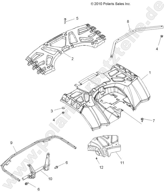 BODY, REAR CAB and REAR RACK BODY, REAR CAB and REAR RACK