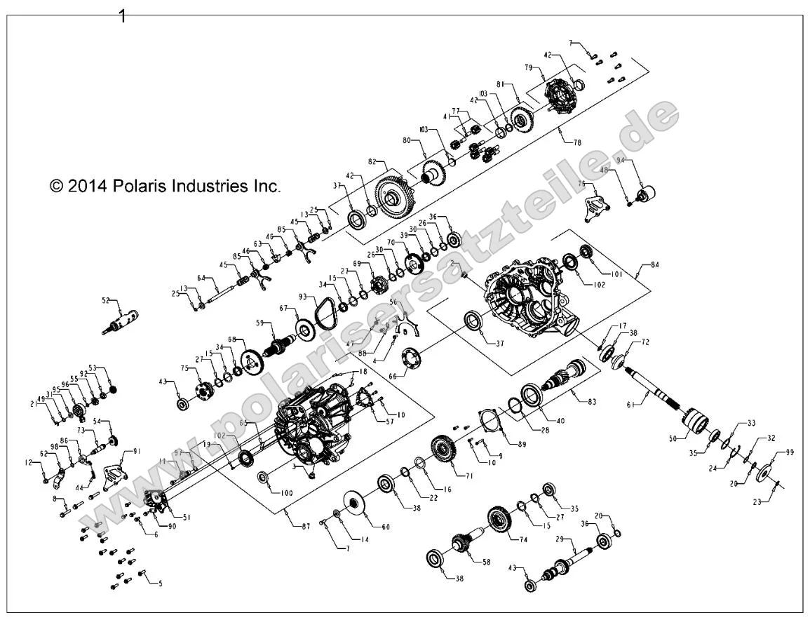 Drive Train, Main Gearcase Drive Train, Main Gearcase
