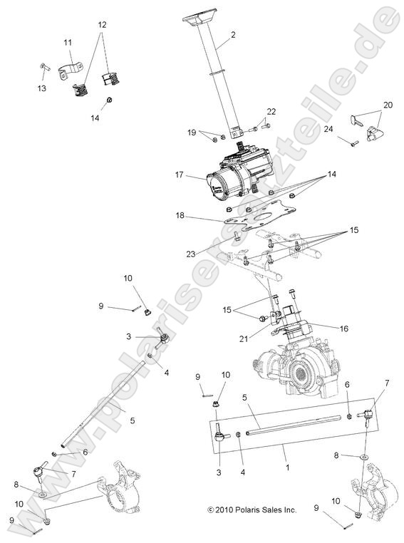 STEERING, STEERING POST ASM. STEERING, STEERING POST ASM.