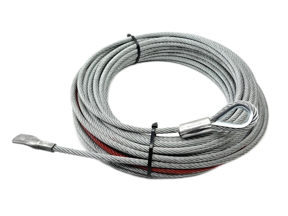 TMP Auto - Offroad - Forst Seilwinden Ersatz Stahlseil - 24 Meter x 8 mm TMP Auto - Offroad - Forst Seilwinden Ersatz Stahlseil - 24 Meter x 8 mm