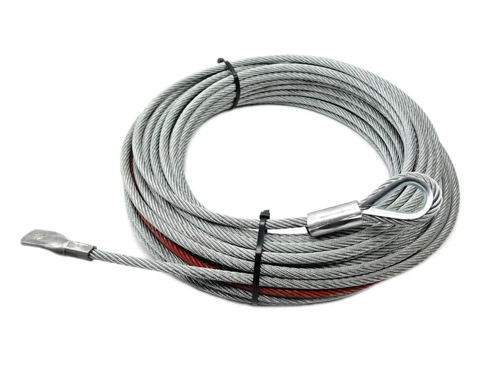 TMP Auto - Offroad - Forst Seilwinden Ersatz Stahlseil - 24 Meter x 8 mm TMP Auto - Offroad - Forst Seilwinden Ersatz Stahlseil - 24 Meter x 8 mm