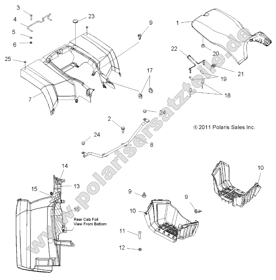 Body, Rear Cab and Seat Body, Rear Cab and Seat