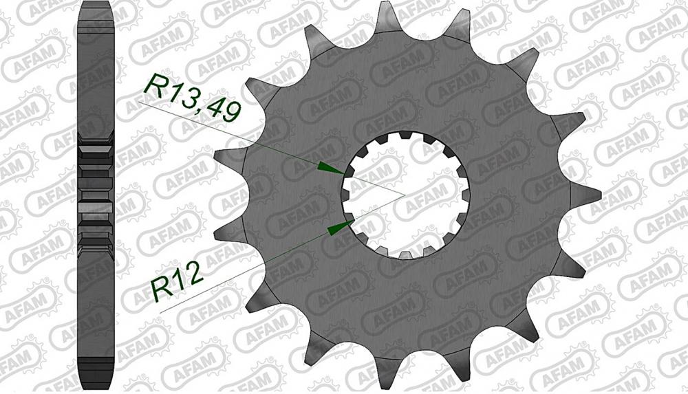 AFAM Kettensatz Stahl 530 XHR2-G 17x42 - Suzuki GSX-R 1000 2009-16