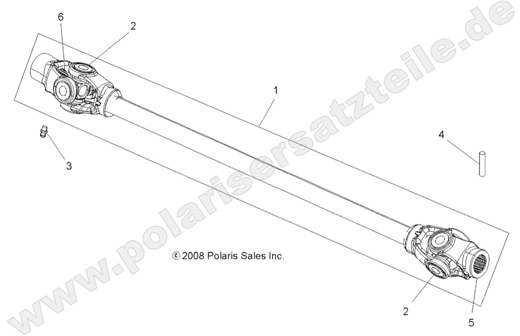 DRIVE TRAIN, PROP SHAFT, FRONT DRIVE TRAIN, PROP SHAFT, FRONT