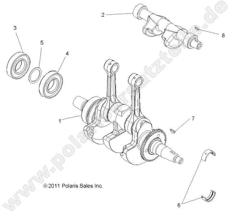 ENGINE, CRANKSHAFT and BALANCE SHAFT