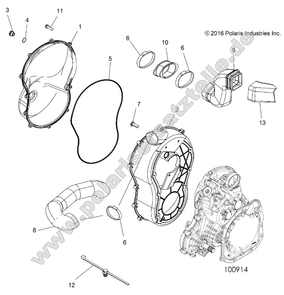Body, Clutch Cover Body, Clutch Cover