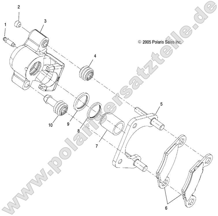 Brakes, Caliper, Rear Brakes, Caliper, Rear