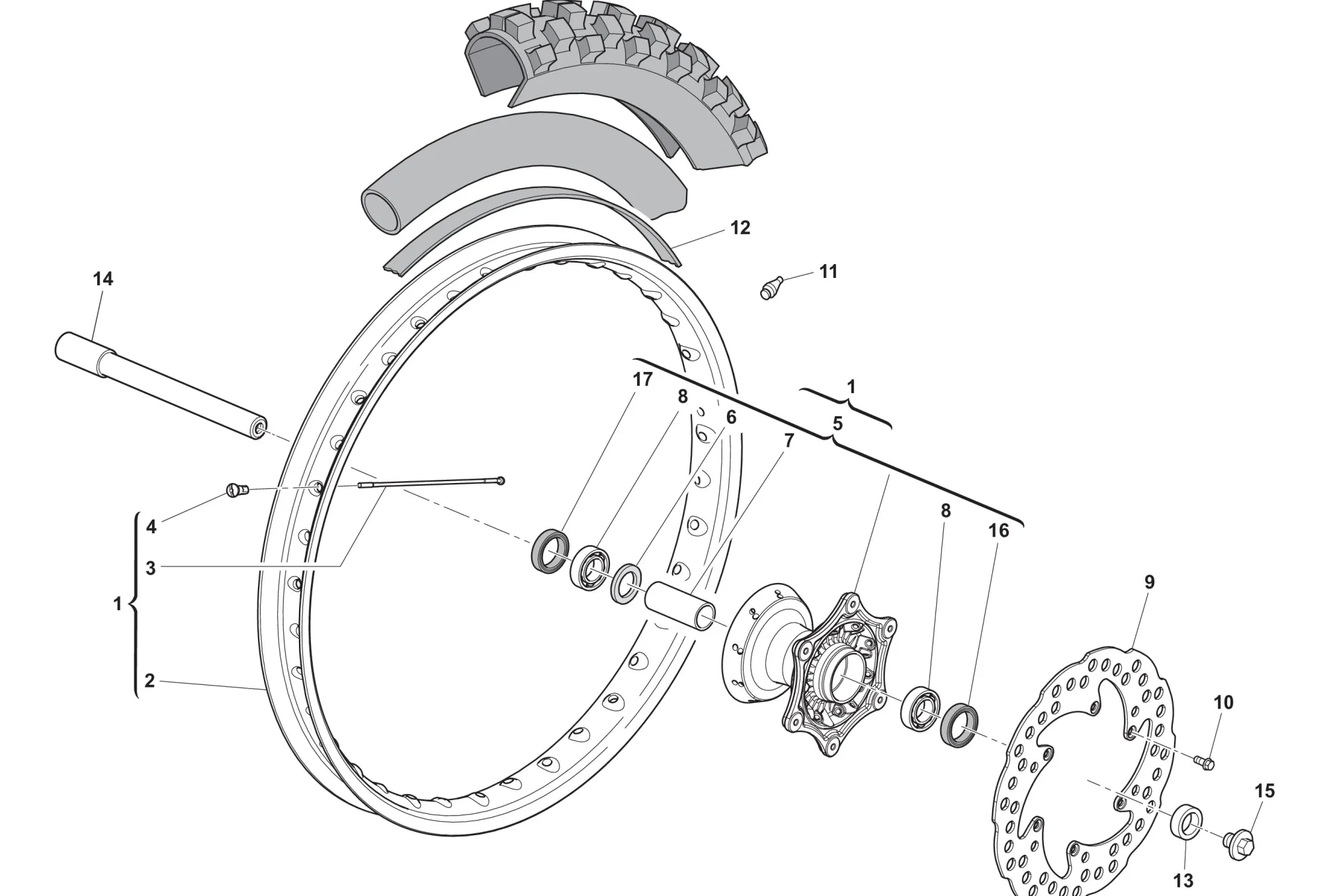Vorderrad Enduro Vorderrad Enduro