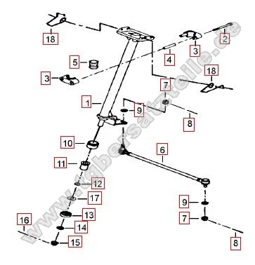 Lenksäule-Spurstange Lenksäule-Spurstange