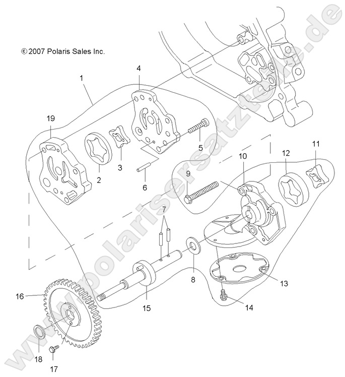 ENGINE, OIL SYSTEM and OIL PUMP