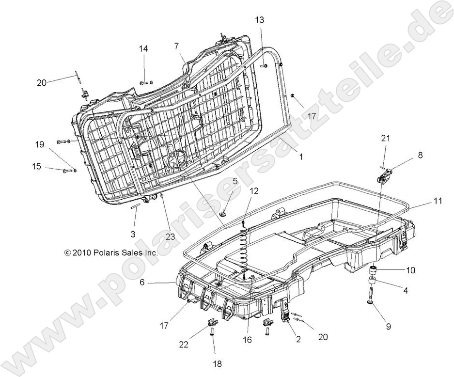 BODY, FRONT CARGO BOX BODY, FRONT CARGO BOX
