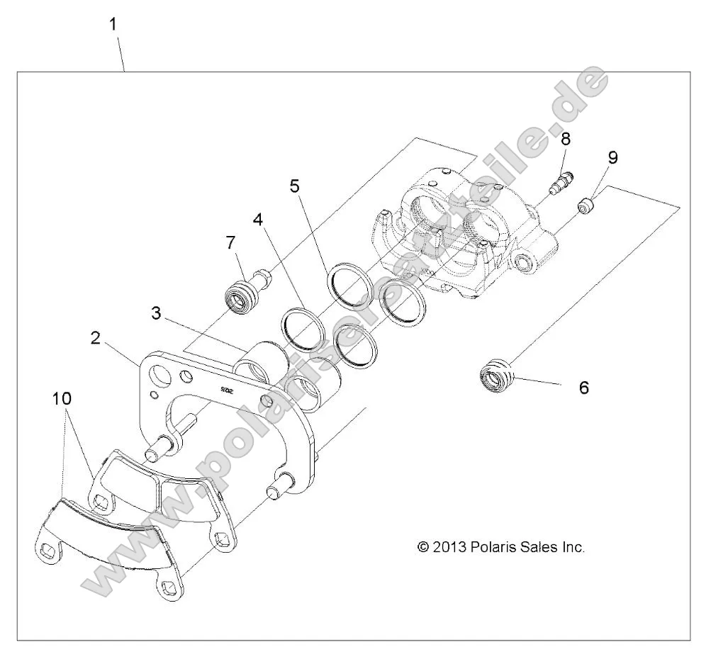 Brakes, Caliper, Front Brakes, Caliper, Front