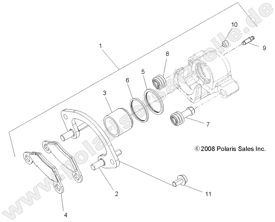 BRAKES, FRONT CALIPER BRAKES, FRONT CALIPER