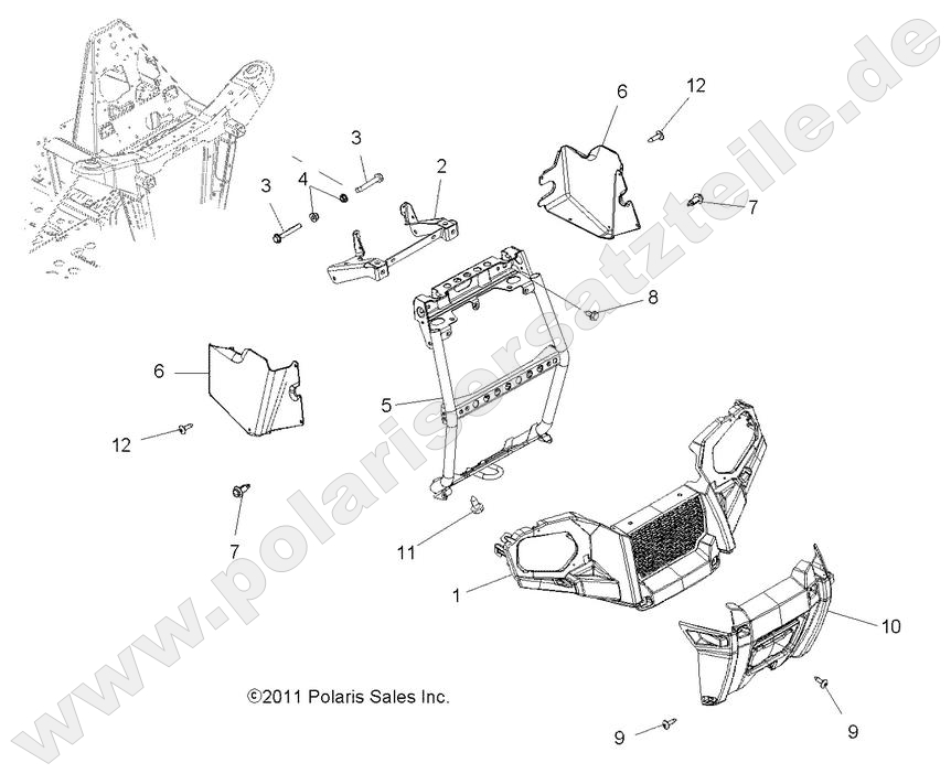 BODY, FRONT BUMPER and MOUNTING BODY, FRONT BUMPER and MOUNTING