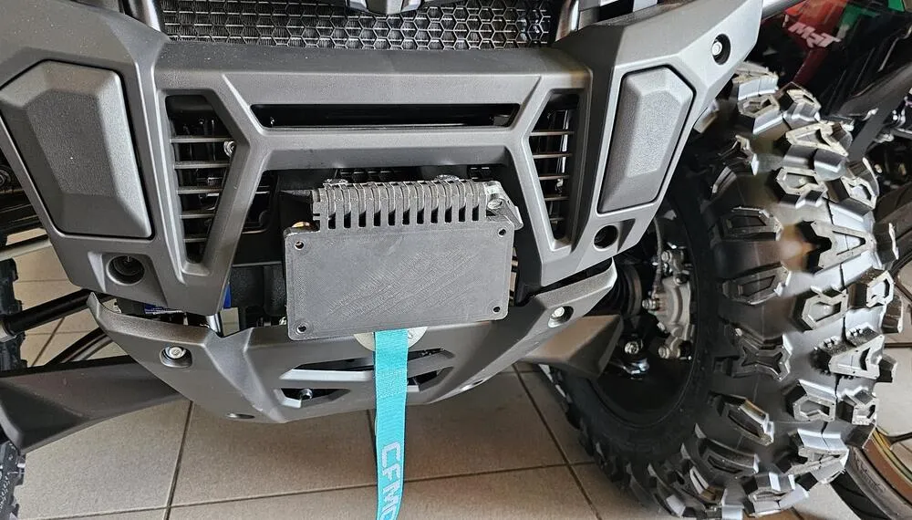 TMP Kennzeichenhalter vorne / Nummernschildhalterung klappbar - CF Moto CForce 450-1000