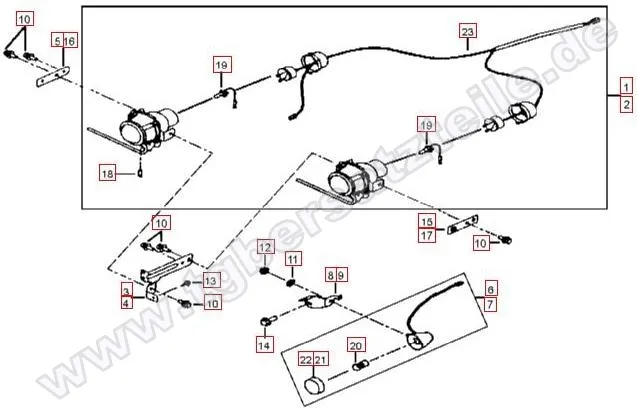 Scheinwerfer-Blinker vorne Scheinwerfer-Blinker vorne