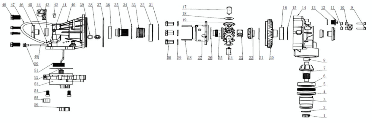 Vorderachsgetriebe Nr.2