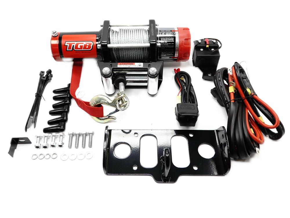 TGB-Blade-Seilwinde-3000-12V-1362-kg-Stahlseil-515378Y-Set TGB Blade Seilwinde 3000 12V / 1362 kg - Stahlseil - 515378Y