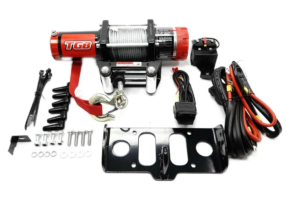 TGB-Blade-Seilwinde-3000-12V-1362-kg-Stahlseil-515378Y-Set TGB Blade Seilwinde 3000 12V / 1362 kg - Stahlseil - 515378Y