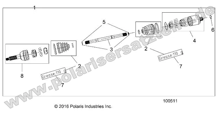Drive Train, Rear Half Shaft (from 4/26/16) Drive Train, Rear Half Shaft (from 4/26/16)