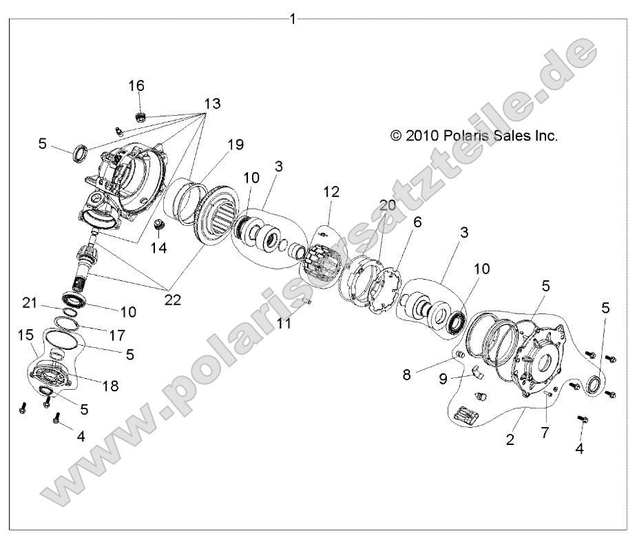 Drive Train, Front Gearcase