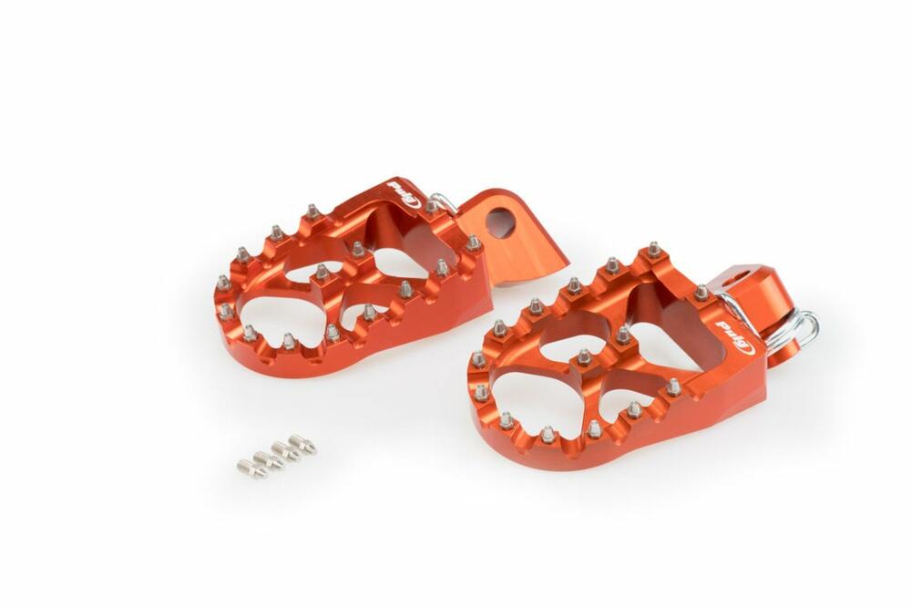 PUIG FUSSRASTEN SET MOD. OFF-ROAD KTM C/ORANGE - 20562T
