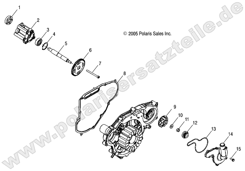 ENGINE, OIL PUMP and WATER PUMP ENGINE, OIL PUMP and WATER PUMP