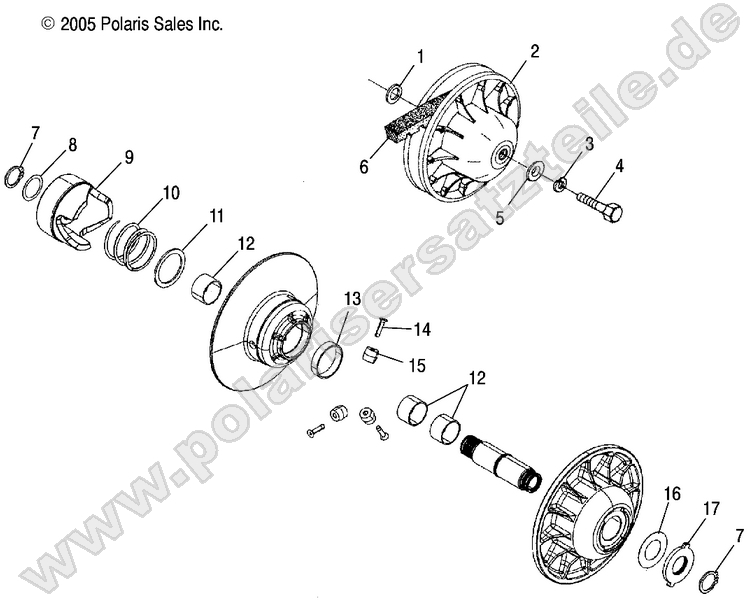 CLUTCH, DRIVEN CLUTCH, DRIVEN