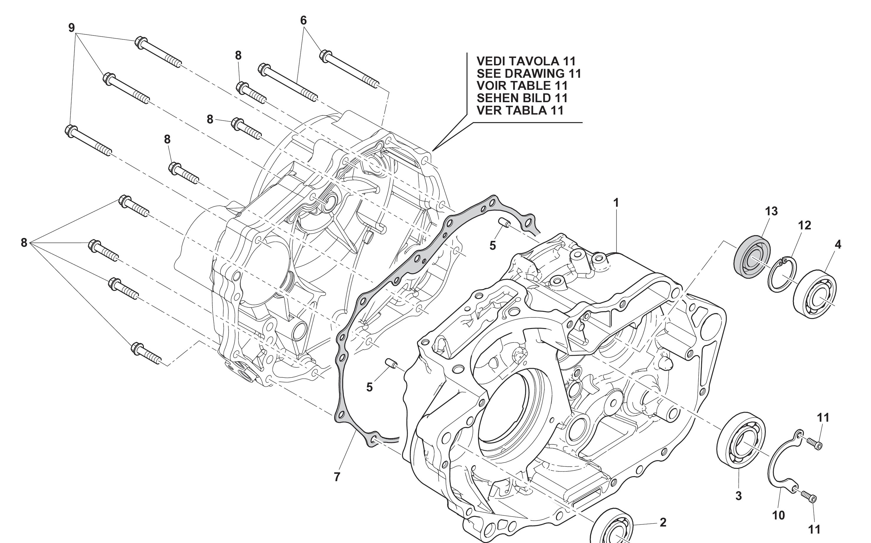 Motordeckel rechts Motordeckel rechts