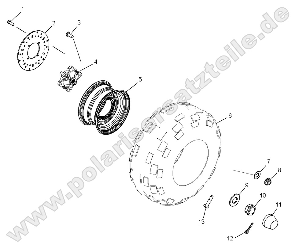 Wheel, Rear Wheel, Rear