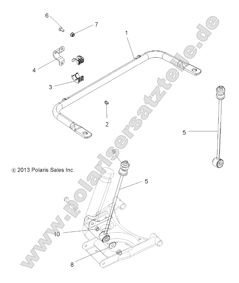Suspension, Stabilizer Bar, Rear Suspension, Stabilizer Bar, Rear