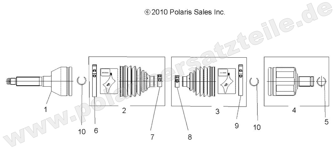 DRIVE TRAIN, FRONT DRIVE SHAFT DRIVE TRAIN, FRONT DRIVE SHAFT