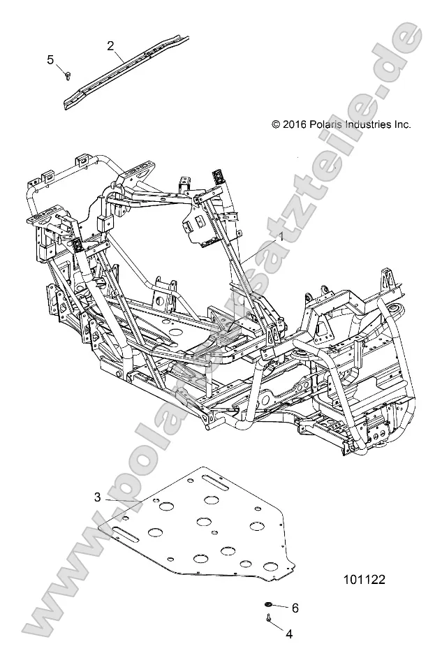 Chassis, Main Frame and Skid Plate Chassis, Main Frame and Skid Plate