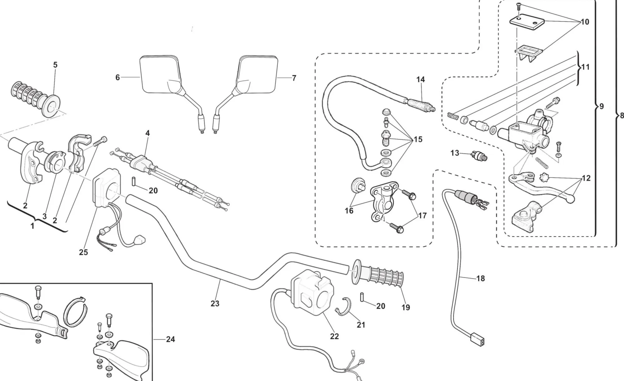 Lenker - Kupplungshebel