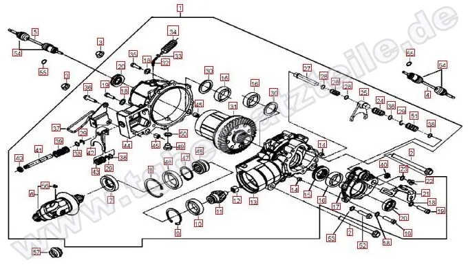 Differenzial vorne Differenzial vorne