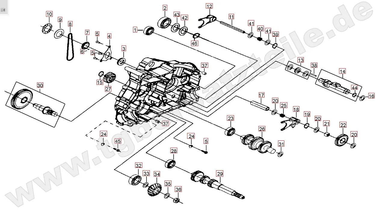 Motorgehäuse links (2) Motorgehäuse links (2)